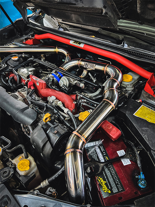 Piping intercooler